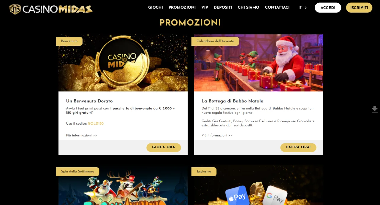 Casino Midas Bonus